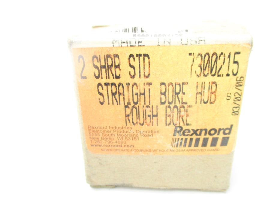 REXNORD 7300215 2HRBSTD NSMP