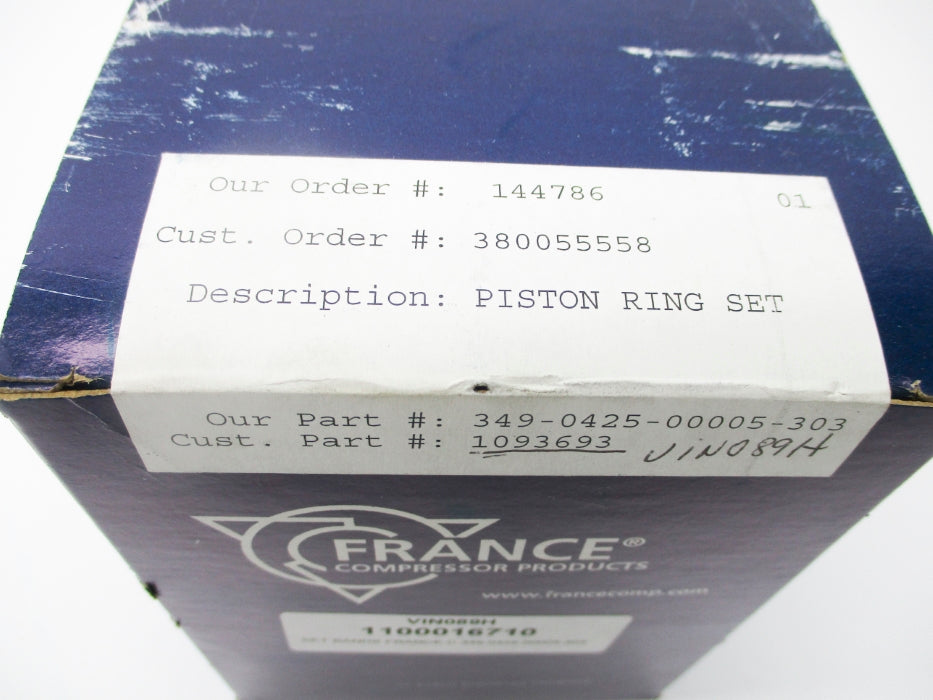 FRANCE COMPRESSOR PRODUCTS 349-0425-00005-303 1093693 NSFS
