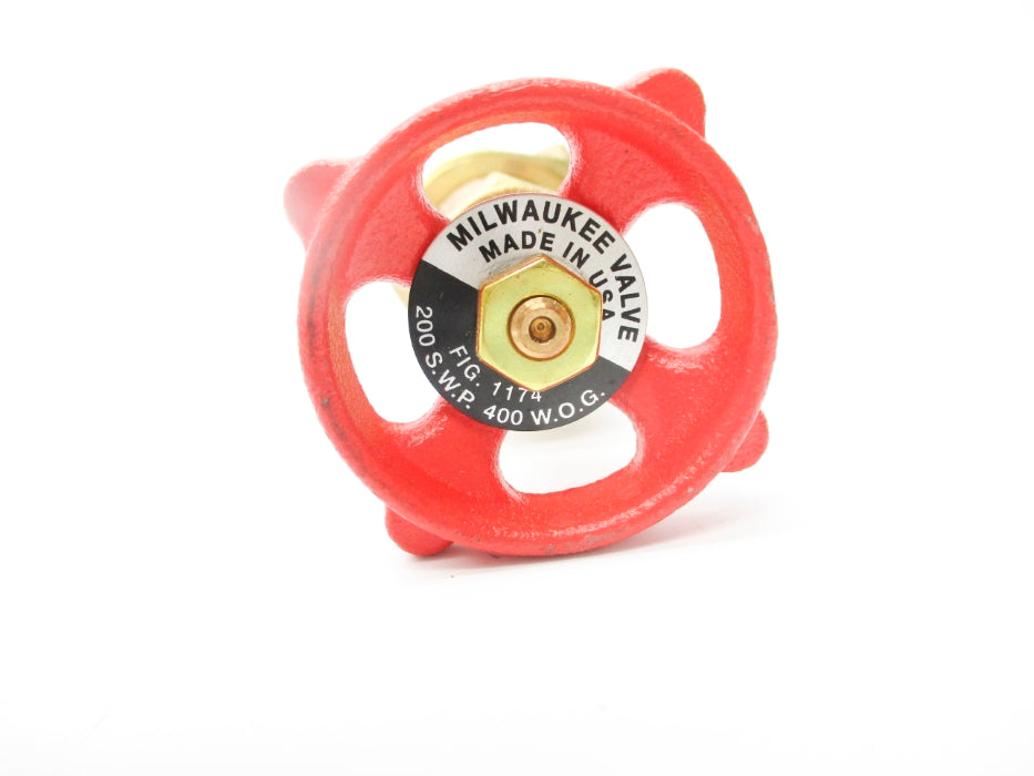 MILWAUKEE VALVE 1174 200SWP400WOG 1/4 NSNP