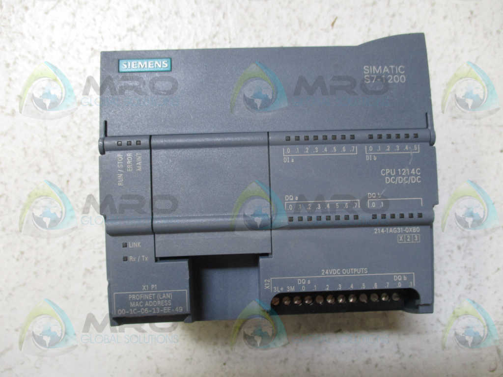 SIEMENS SIMATIC 6ES7214-1AG31-0XB0 CPU MODULE *NEW NO BOX*