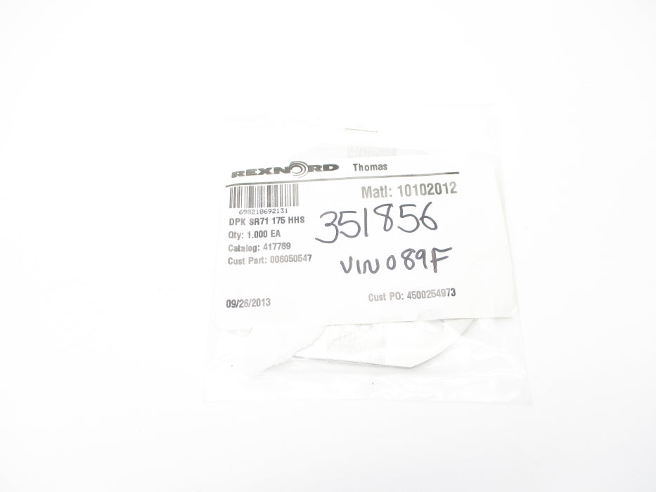 REXNORD 417769 DPKSR71175HHS NSMP