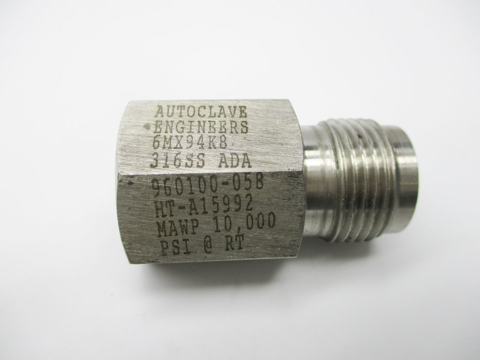 AUTOCLAVE ENGINEER 6MX94K8 960100-05B NSNP