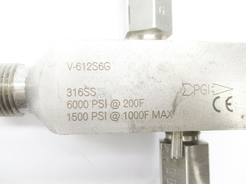 PGI V-612S6G 6000PSI 200/1000F NSNP