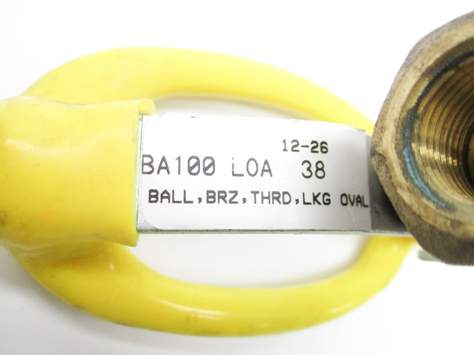 MILWAUKEE VALVE BA100LOA38 600WOG NSNP