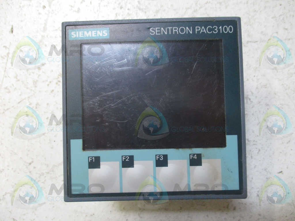 SIEMENS SENTRON PAC3100 7KM3133-0BA00-3AA0 POWER METER *USED*