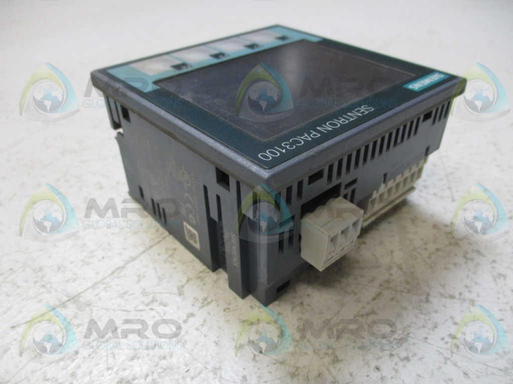 SIEMENS SENTRON PAC3100 7KM3133-0BA00-3AA0 POWER METER *USED*