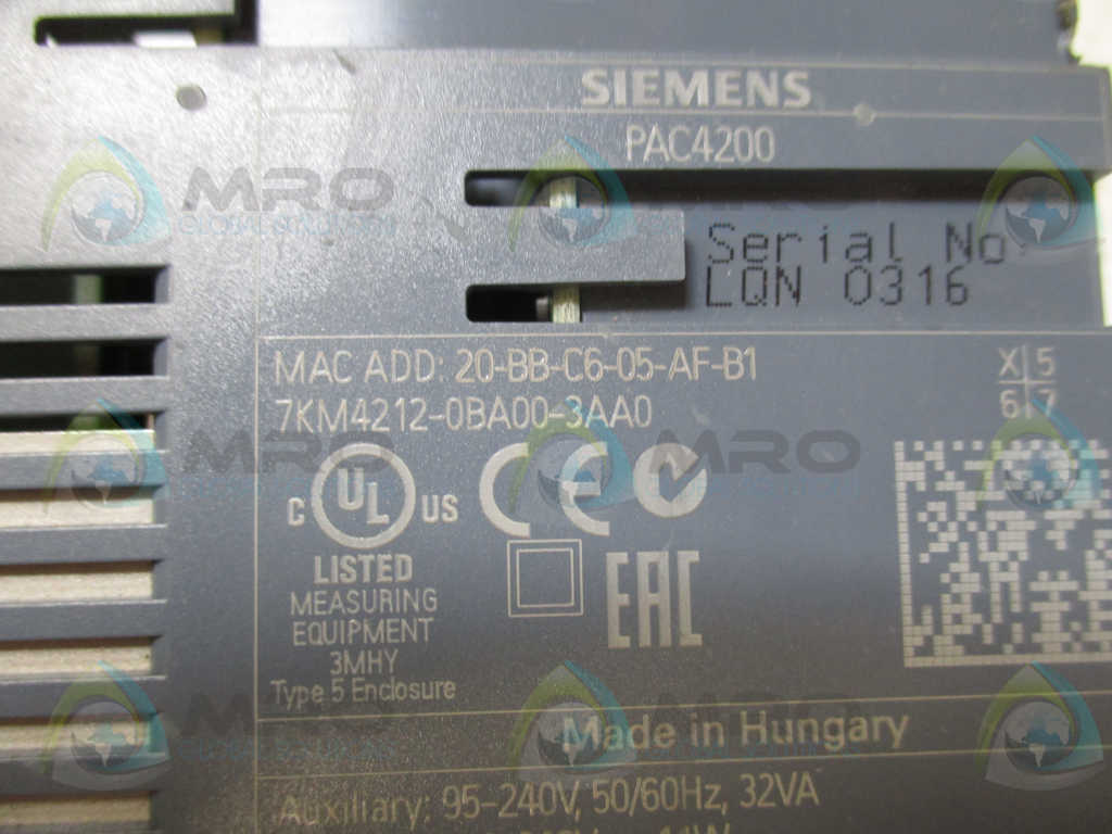 SIEMENS 7KM4212-0BA00-3AA0 *USED*