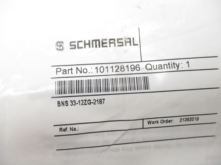SCHMERSAL BNS33-12ZG-2187 101128196 NSMP