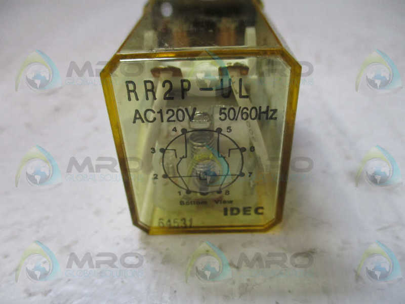IDEC RR2P-UL RELAY 120VAC *USED*