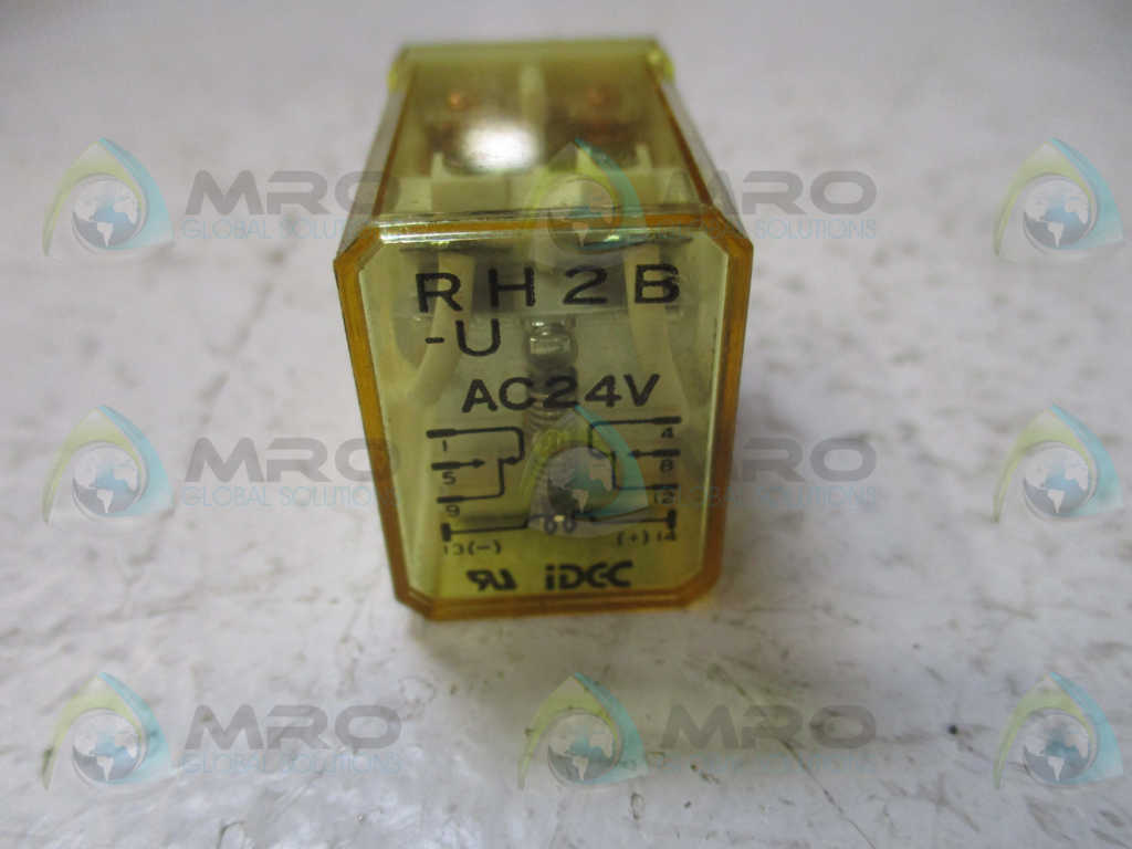 IDEC RH2B-U RELAY 24VAC 10A UNMP