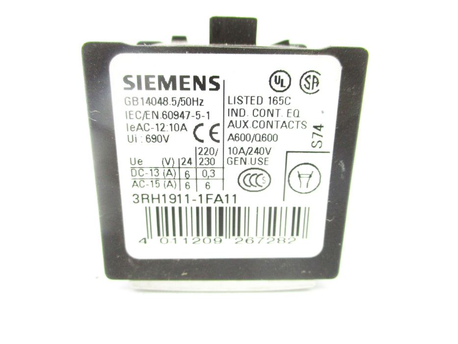 SIEMENS 3RH1911-1FA11 NSNP