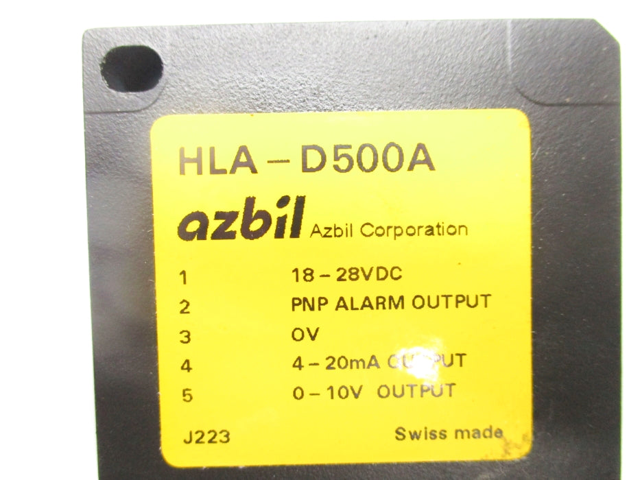AZBIL HLA-D500A NSNP