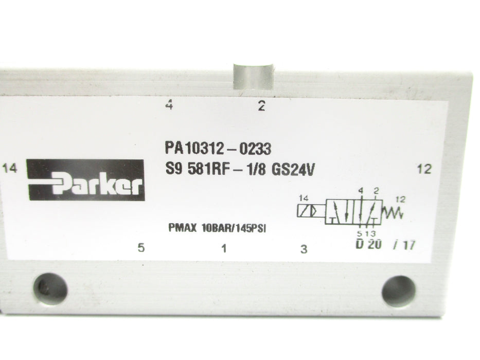 PARKER PA10312-0233 145PSI NSNP