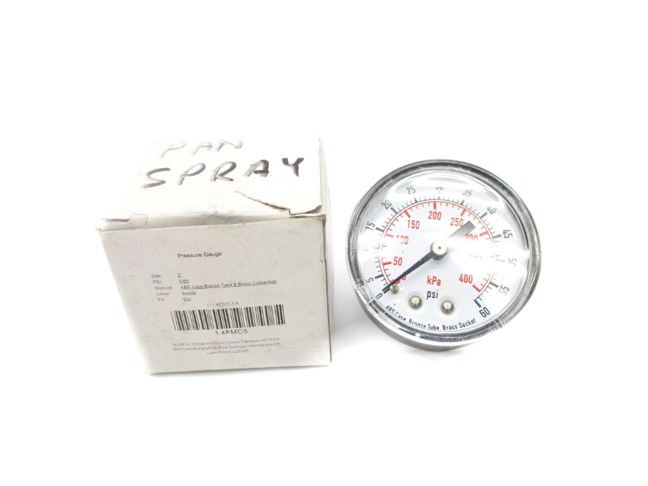GRAINGER 4FMC5 0-60PSI NSMP