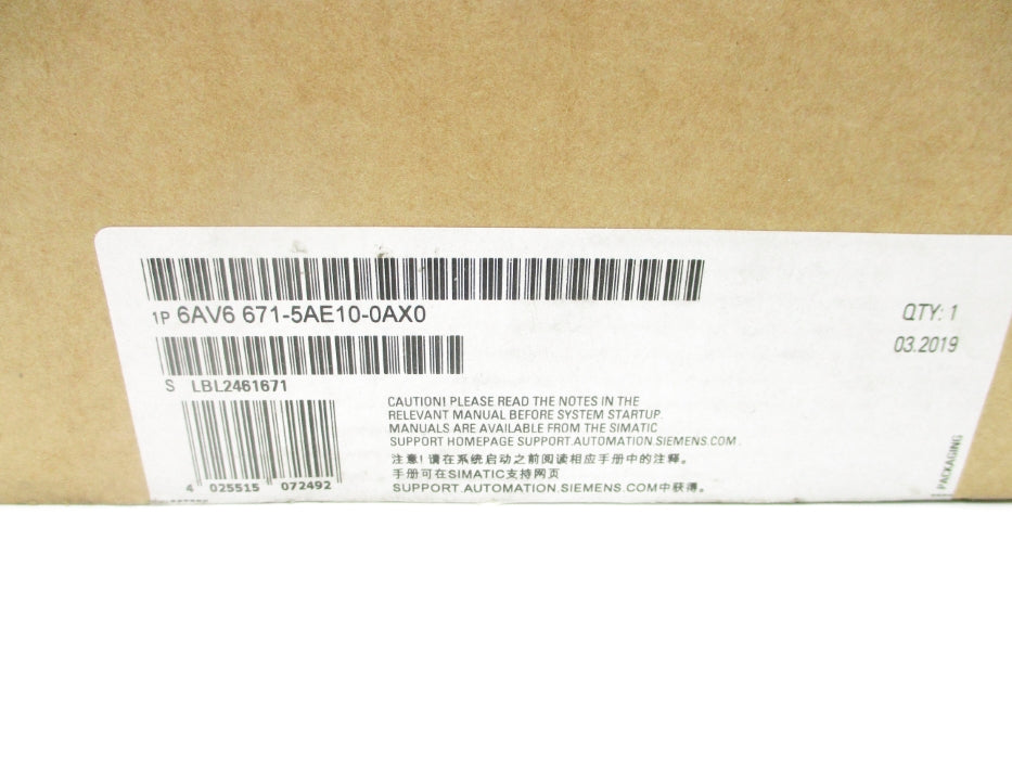 SIEMENS 6AV6671-5AE10-0AX0 NSMP