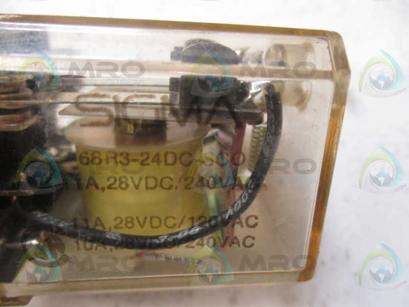 SIGMA 68R3-24DC-SCO RELAY 28VDC/240VAC *USED*