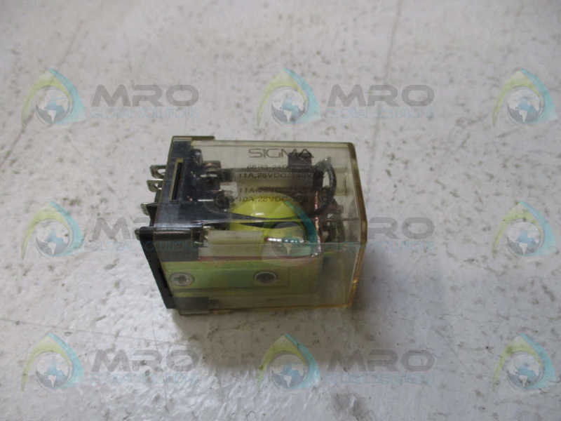SIGMA 68R3-24DC-SCO RELAY 28VDC/240VAC *USED*
