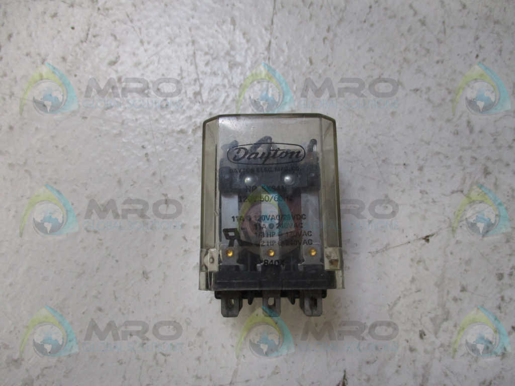 DAYTON 5X841 RELAY 120VAC *USED*