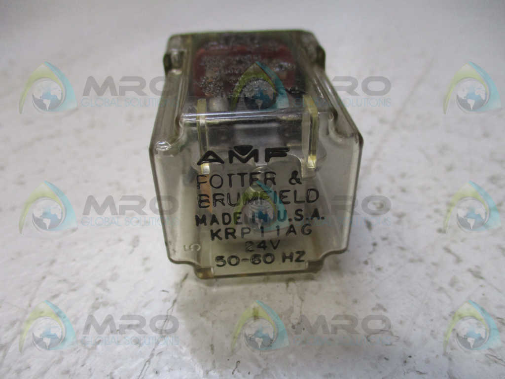POTTER & BRUMFIELD KRP-11AG-24 RELAY 24V *USED*