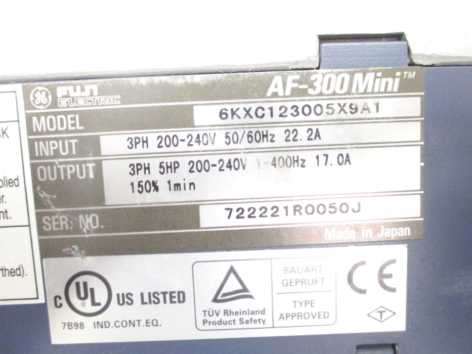 FUJI ELECTRIC 6KXC123005X9A1 UNMP