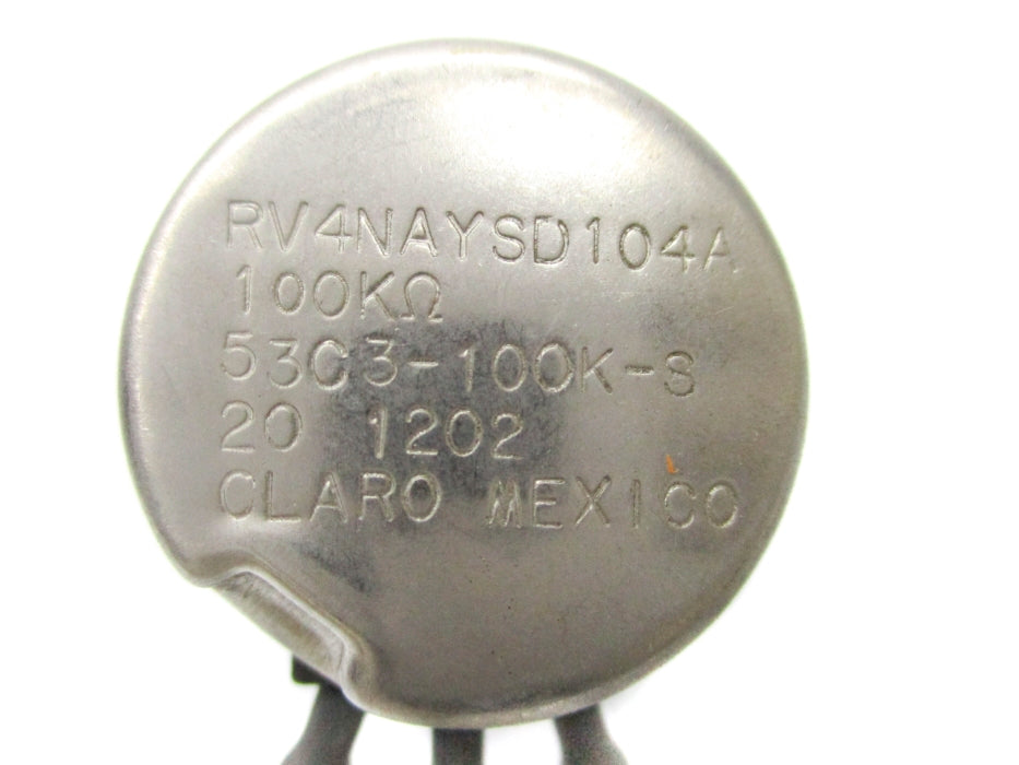 CLAROSTAT RV4NAYSD104A 53C3-100K-S UNMP