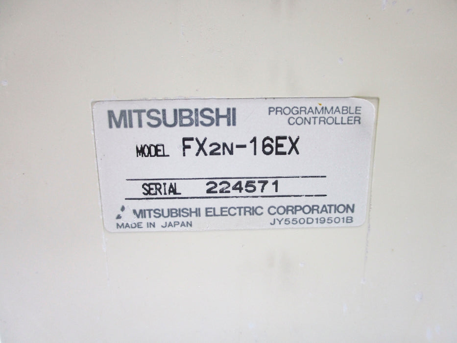 MITSUBISHI FX2N-16EX (AS PICTURED) UNMP