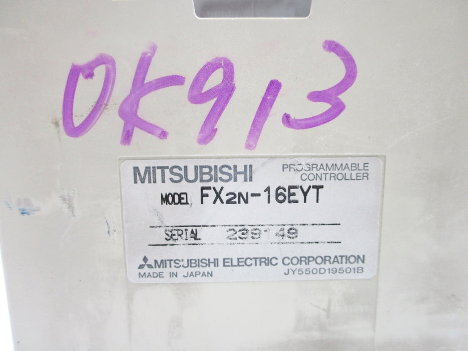 MITSUBISHI FX2N-16EYT (AS PICTURED1) UNMP