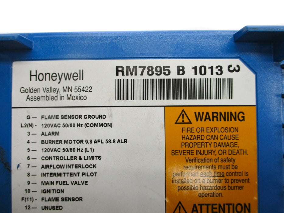 HONEYWELL RM7895B1013 UNMP
