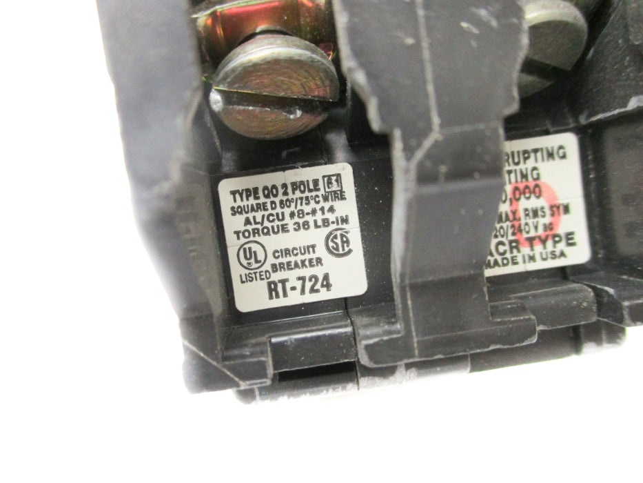 SQUARE D QO220 20A 120/240V UNMP