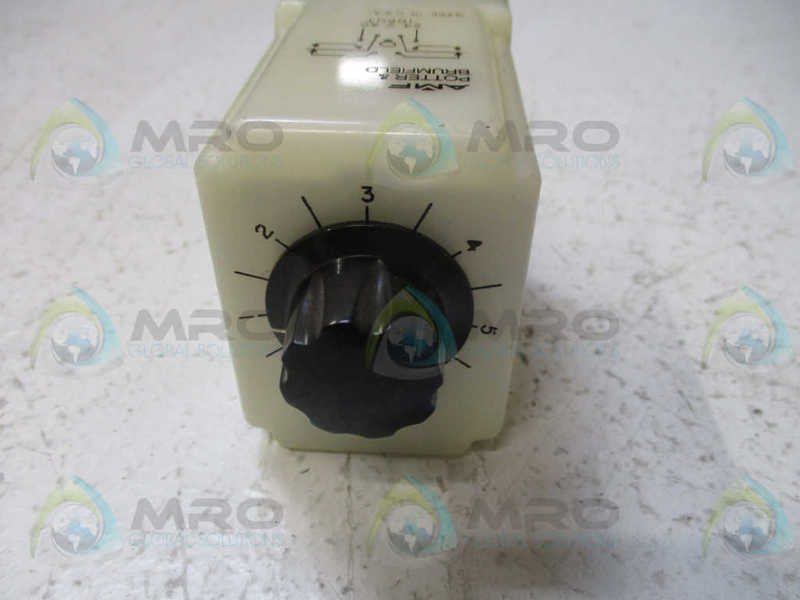POTTER & BRUMFIELD CHB-38-30002 TIME DELAY RELAY 1-60 SEC *USED*