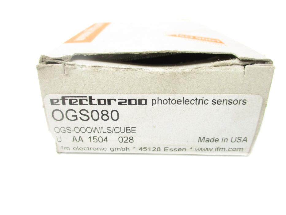 IFM EFECTOR OGS-OOOW/LS/CUBE OGS080 NSMP