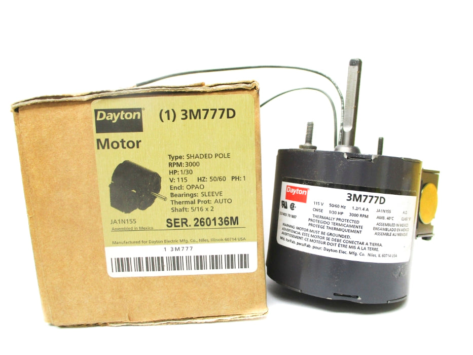 DAYTON 3M777D 115V NSMP