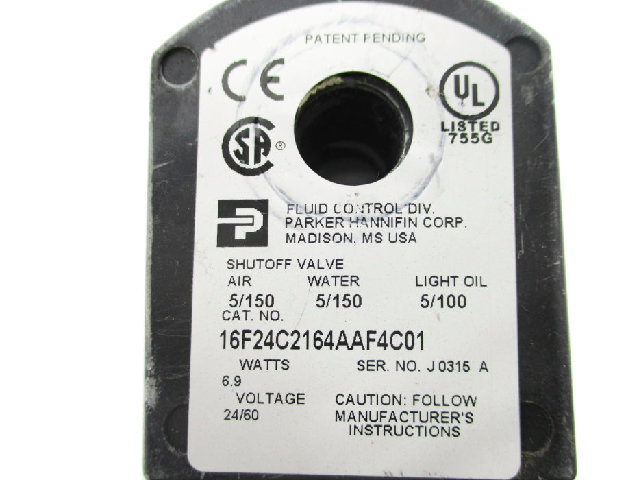 PARKER 16F24C2164AAF4C01 24V NSNP