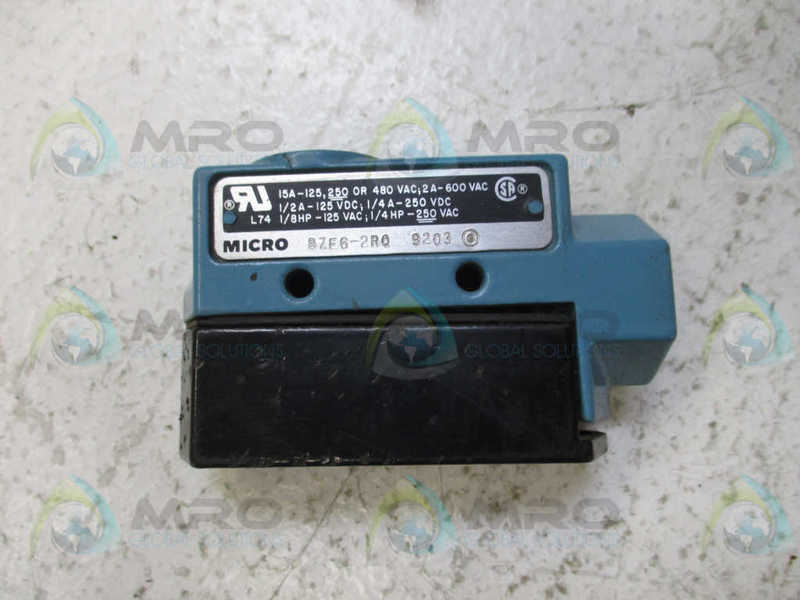 MICRO SWITCH BZE6-2RQ LIMIT SWITCH (AS PICTURED)  *USED*