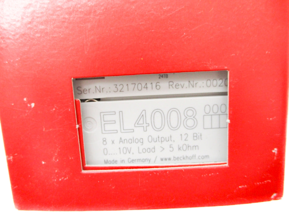 BECKHOFF EL4008 NSMP