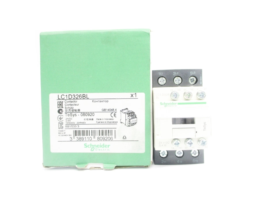 SCHNEIDER ELECTRIC LC1D326BL 24VDC NSMP