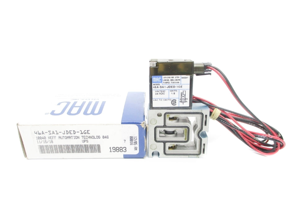 MAC 46A-SA1-JDED-1GE 24VDC 100PSI NSMP