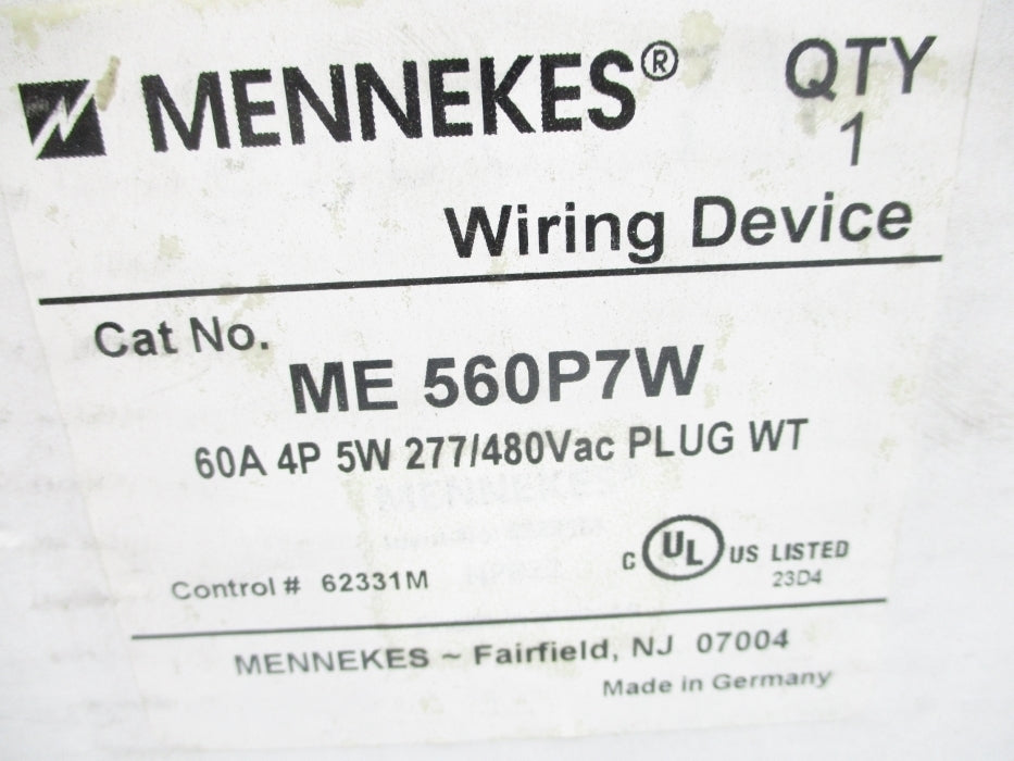 MENNEKES ME560P7W NSMP