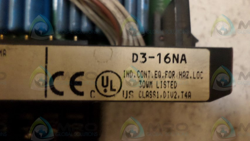 AUTOMATION DIRECT D3-16NA INPUT MODULE *USED*