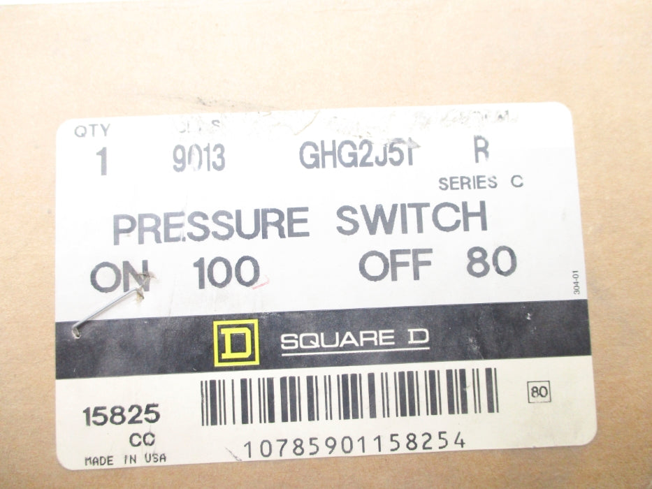 SQUARE D 9013GHG2J51 SER. C 100/80PSI NSMP