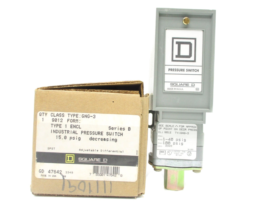 SQUARE D 9012GNG3 SER. B NSMP