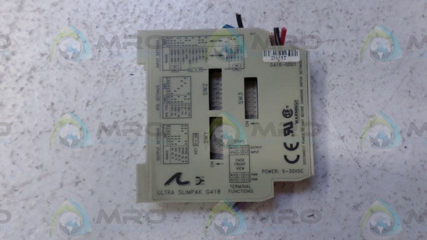 ACTION INSTRUMENTS ULTRA SLIMPACK G418-0001 ISOLATOR *USED*