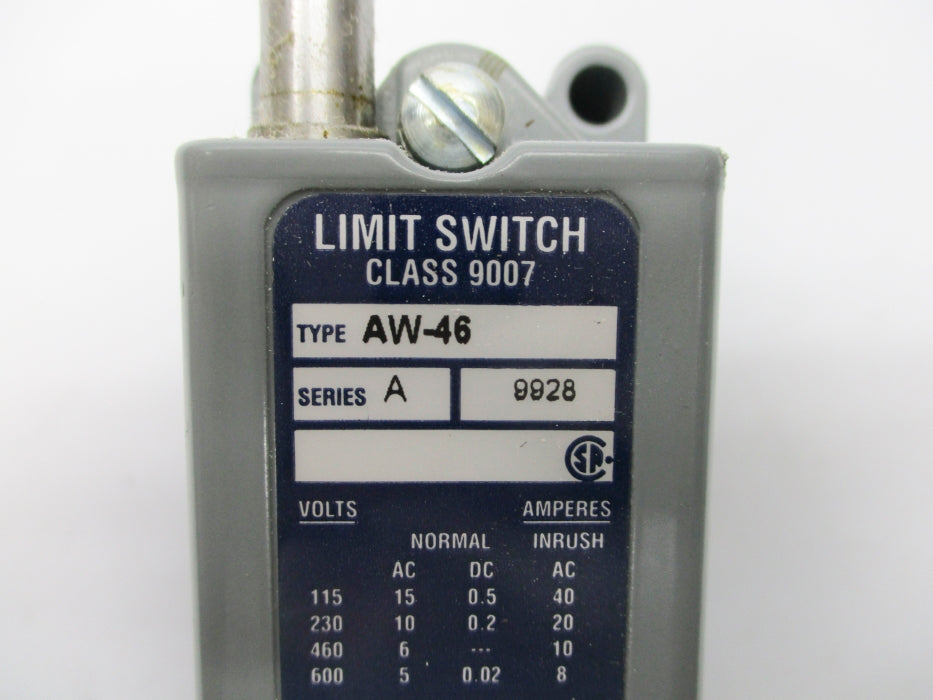 SQUARE D 9007AW46 SER. A 600V NSNP