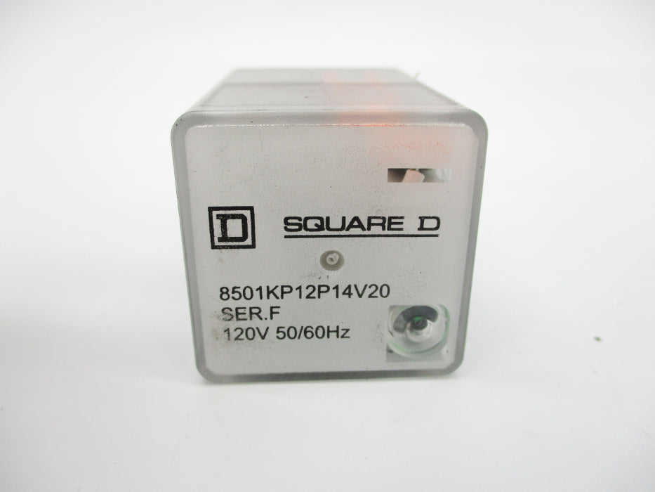 SQUARE D 8501KP12P14V20 SER. F 120V UNMP