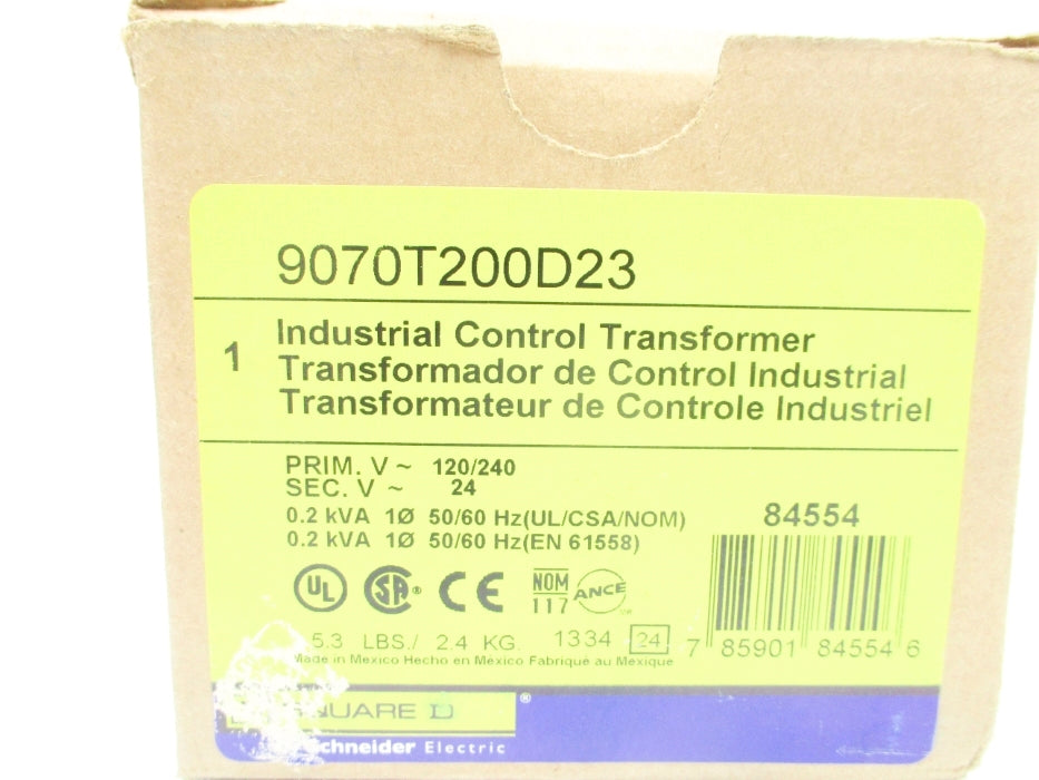 SQUARE D 9070T200D23 0.2KVA NSMP