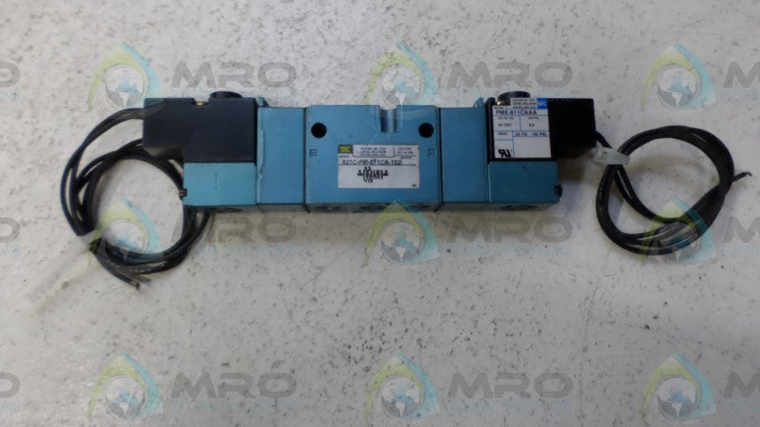 MAC 821C-PM-611CA-152 SOLENOID VALVE *USED*