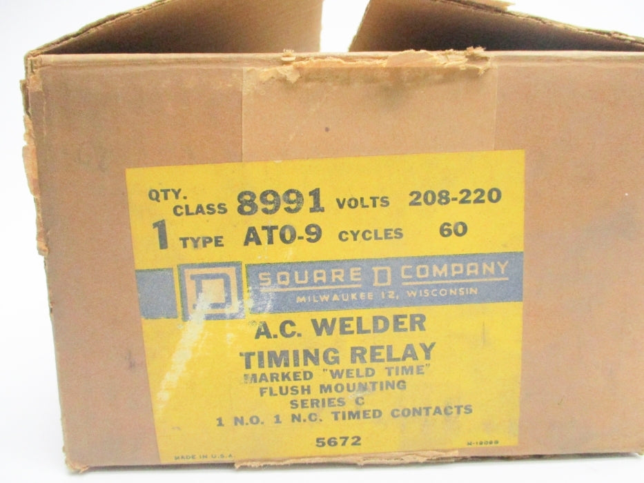 SQUARE D 8991ATO9 SER. C 208-220V NSMP