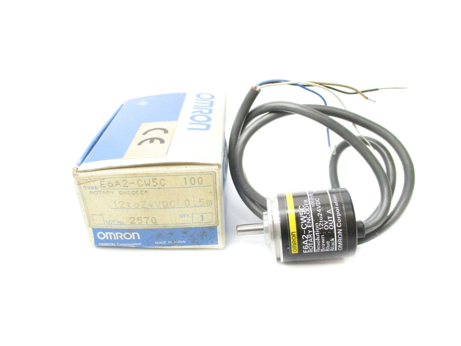 OMRON E6A2-CW5C 12-24VDC 100P/R 0.5M NSMP
