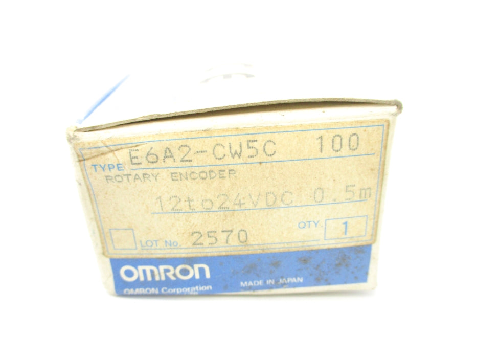 OMRON E6A2-CW5C 12-24VDC 100P/R 0.5M NSMP