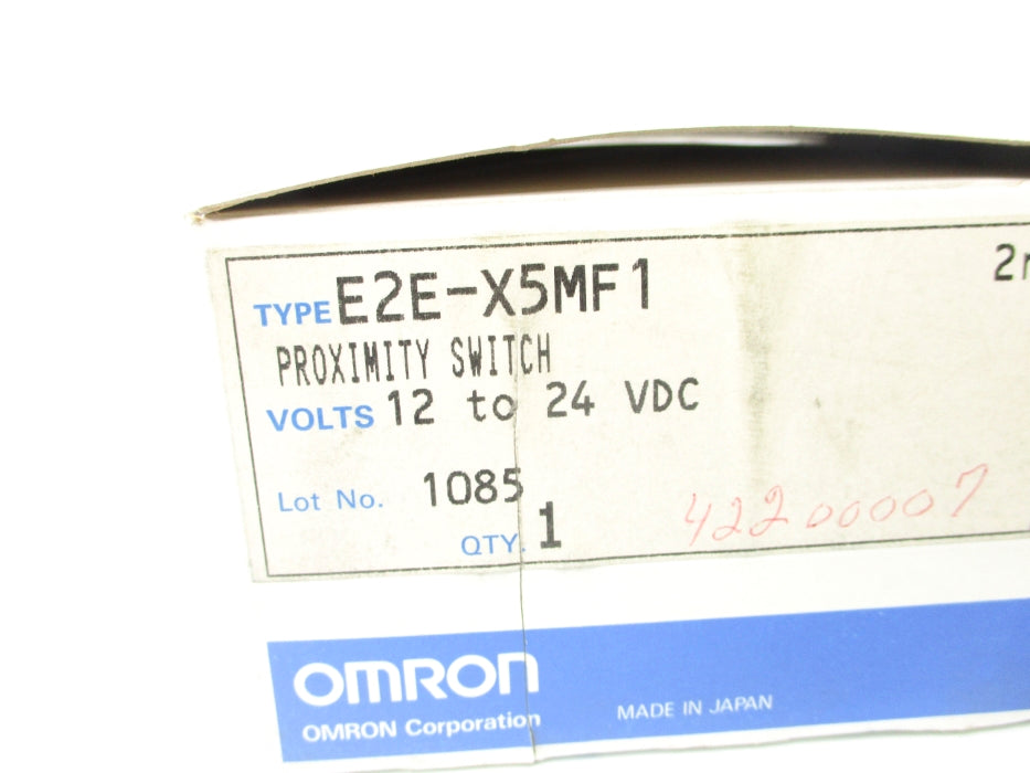 OMRON E2E-X5MF1 NSMP